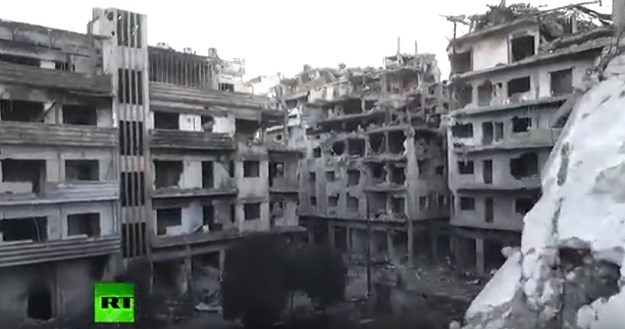 VIDEO Jeziva snimka iz drona detaljno prikazuje sirijski grad duhova uništen ratom